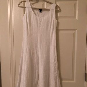 Eileen Fisher Petite Linen/Cotton Sleeveless Dress